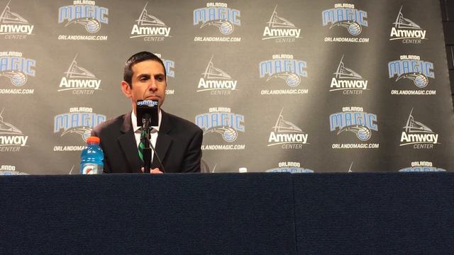 James Borrego Postgame Press Conference (3/25/15 vs Hawks) смотреть онлайн