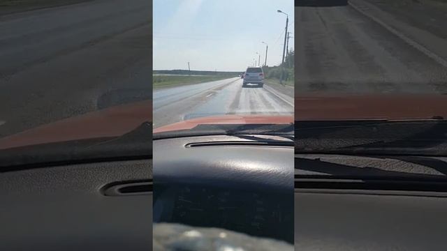 Дорога на бишкульское кп ско Казахстан. Не асфальт а битум