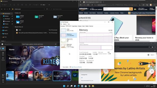 windows 10 vs Windows 11 (RAM Consumption) смотреть онлайн