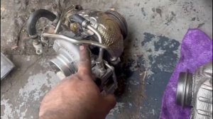 Mercedes E220d OM654 Engine Turbocharger Replacement