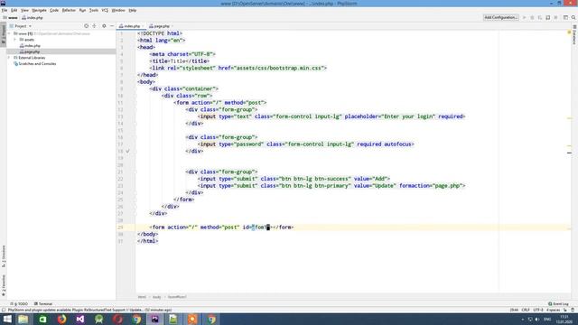 HTML. Обработка форм. смотреть онлайн