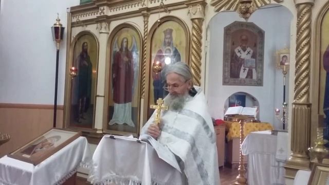 Проповедь после Божественной литургии (01.02.2020) смотреть онлайн