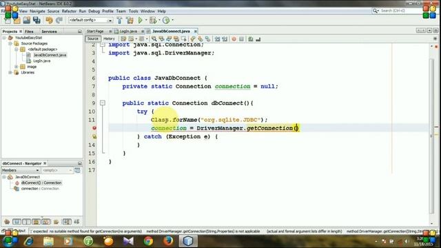 Java - 14. Creating Java Connection Class смотреть онлайн