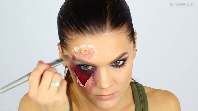 Halloween Zombie Makeup tutorial (with subs) - Linda Hallberg Makeup Tutorials смотреть онлайн
