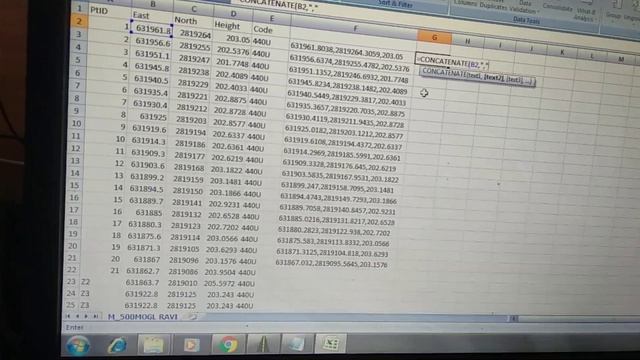 How to import Coordinate from Total station to Autocad (IMPORT Excel FILE USB TO AUTOCAD ) смотреть онлайн