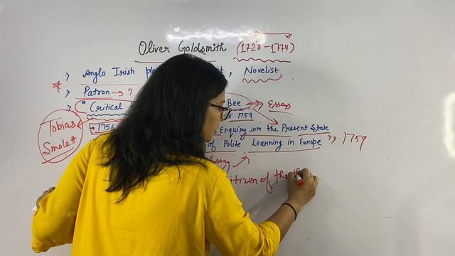 E-88 | Oliver Goldsmith’s Biography | Transitional Poet | By Priyanka Gaur смотреть онлайн