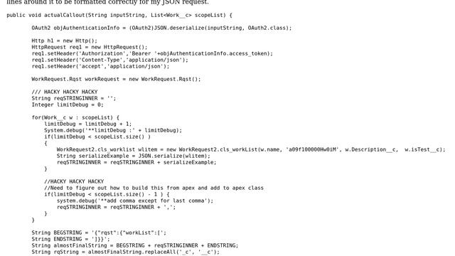 Salesforce: How to serialize REST Request from Wrapper class for existing Salesforce data? смотреть онлайн