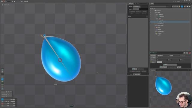 Spine 2D Tutorial balloon rig смотреть онлайн