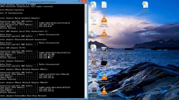 How to check ip address in cmd 2017