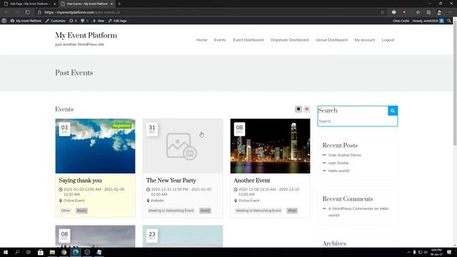 Introducing Past Event Shortcode For #WordPress Event Website смотреть онлайн