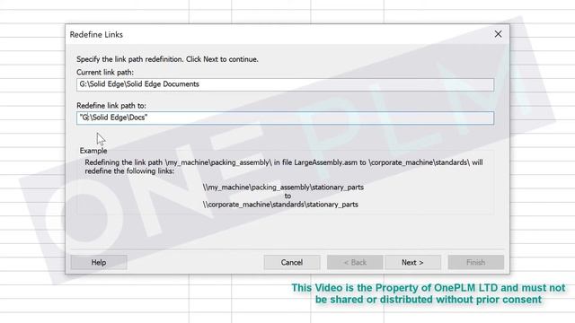 Redefining OLE Links in Solid Edge смотреть онлайн