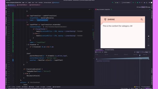Animation - Building Shrine in Compose: Part 3 смотреть онлайн