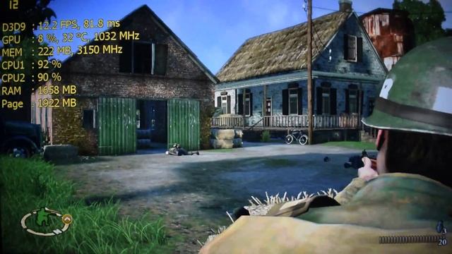 Brothers in Arms: Hell's Highway on Pentium D - Can It Run? смотреть онлайн