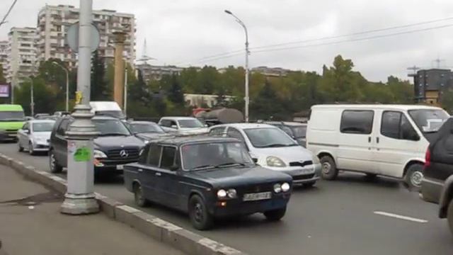 Shalikashvili Bridge (Didube) - შალიკაშვილის ხიდი (Tbilisi, Georgia) смотреть онлайн
