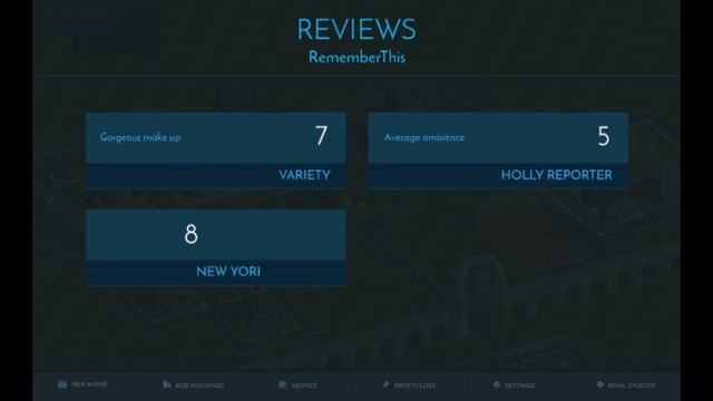 Movie Studio Tycoon - teaser trailer смотреть онлайн