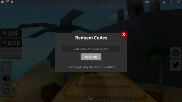 ROBLOX TREASURE HUNT SIMULATOR 2 CODES!