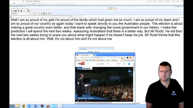 Dragon Speaking Software vs Tony Abbott смотреть онлайн