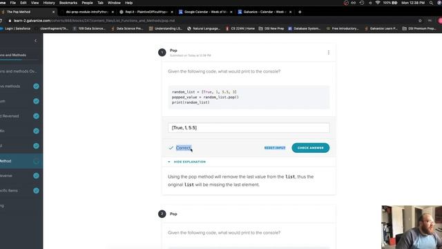 Python List Functions and Methods - The pop() Method - Challenges #1 and #2 смотреть онлайн