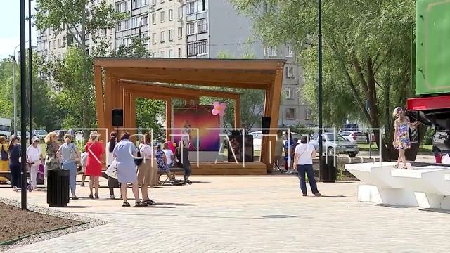 Завершилось благоустройство сквера на улице Коминтерна смотреть онлайн