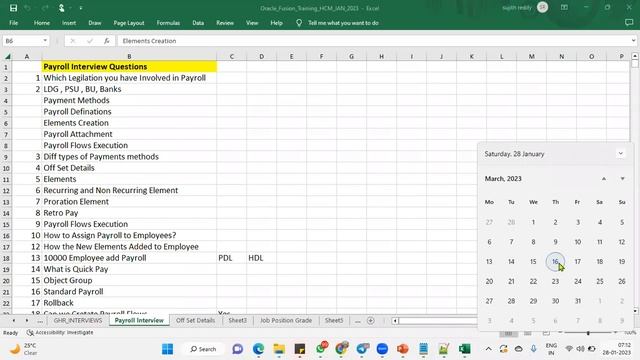 Oracle Fusion Cloud Payroll | Interview Topics | Real Time Training | Placement | Payroll Questions смотреть онлайн