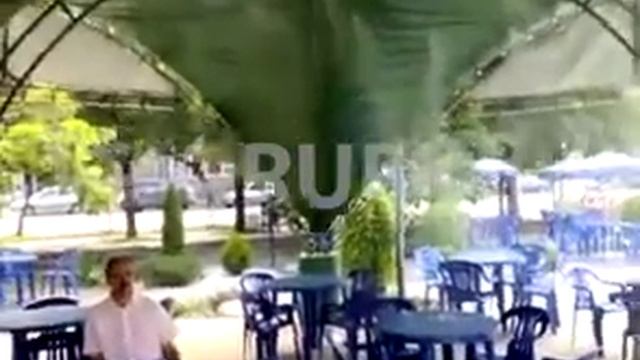 Охлаждение летнего кафе туманом