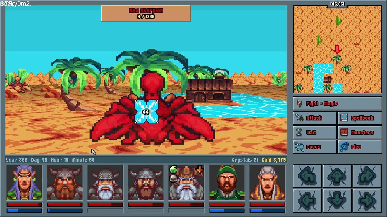 Legends of Amberland: The Forgotten Crown. Часть 7. Прорвались через пустыню в большой мир.