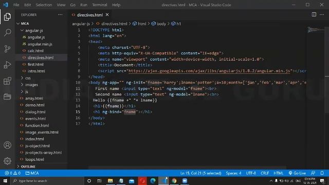 Angular js Directives | learn angular js directives in hindi смотреть онлайн