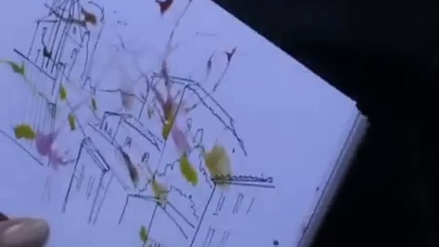 Приём кляксографии в зарисовках смотреть онлайн