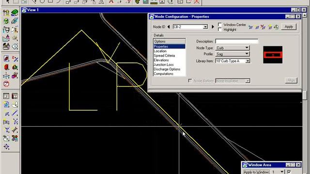 Drainage Design Create Area Node CB2 смотреть онлайн