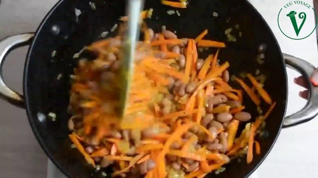 Плов с фасолью! Веганский плов! Вкуснейший плов! Vegetarian pilaf! Pilaf with beans! смотреть онлайн