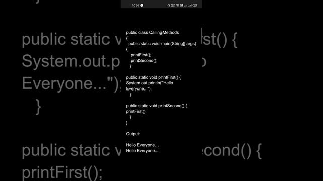 Java programming: Calling Methods смотреть онлайн