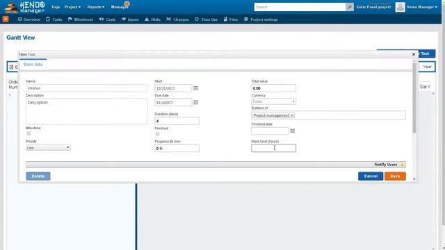 How to use Kendo Manager Gantt chart смотреть онлайн