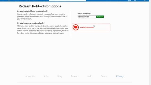 6 серия о промокодах в игре Roblox. Промо-код RETROCRUISER смотреть онлайн