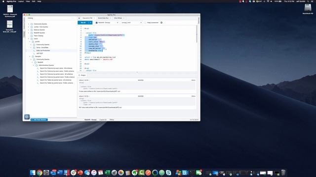 Aginity Pro: How to Execute SQL results to a CSV File смотреть онлайн