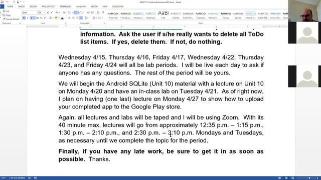 AWD1112 - Lecture - Part01 - 04-14-2020 смотреть онлайн