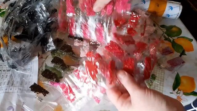 Алмазная вышивка( мозаика). Картина ,,Парусник,, готова, начала  картину- сюрприз с Алиэкспресс.