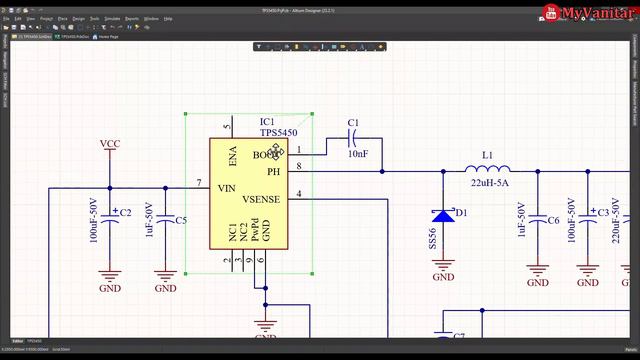 35V-5A Adjustable Switching Power Supply (DC to DC Buck Converter) смотреть онлайн