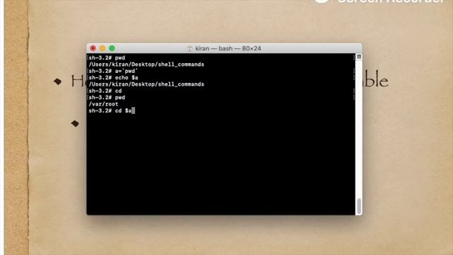 Shell Commands Volume I- `back-tick` operator смотреть онлайн