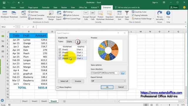 How to save charts as TIFF images in Excel смотреть онлайн
