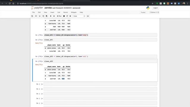4.9 Adding & Dropping Rows смотреть онлайн