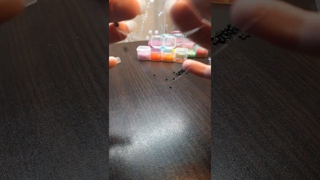 МК колечко из бисера в технике крестик с вставками ? смотреть онлайн