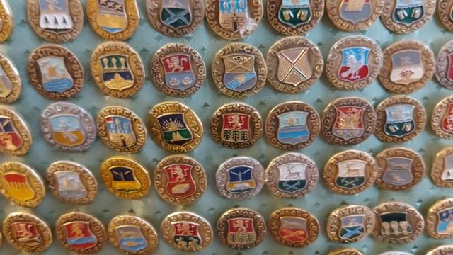 Золотое Кольцо, Древний Герб Значки СССР Фалеристика, Обзор Значков смотреть онлайн