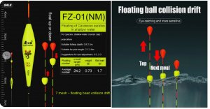 Поплавок с скользящим шариком на антенне с АлиЭкспресс