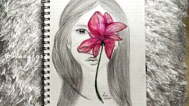 FAST SKETCH ✏️ FIRST ARTWORK IN 2023 ☺️| Diana Rose смотреть онлайн