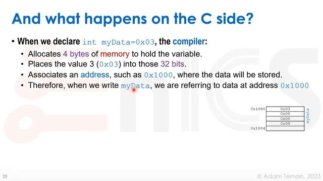 SoC 101 - Lecture 3c: Variables and Memory Access смотреть онлайн