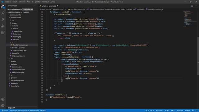 Como Hacer Un Sistema Escolar En PHP, MYSQL, PDO, AJAX, DATATABLE, Registrar Usuarios, Parte #7