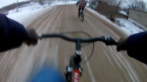 ДРИФТ на велике ЗИМОЙ)))