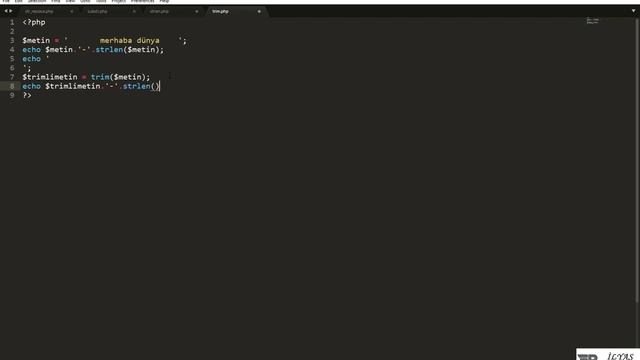PHP trim() Fonksiyonu Ders 38 смотреть онлайн