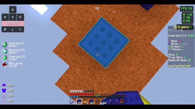 Cale Mash 128x (best texture pack for Minecraft Hypixel Bedwars 1.8.9) смотреть онлайн