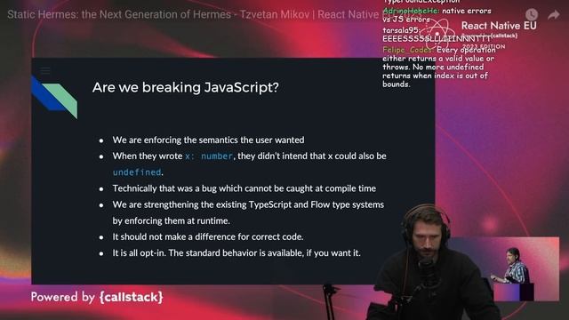 Static Hermes: Making JS REALLY FAST | Prime Reacts смотреть онлайн
